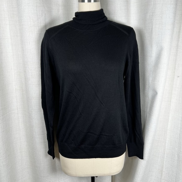 Banana Republic Sweaters - NEW! Banana Republic 100% Merino Wool Turtleneck Sweater Black Women's Large